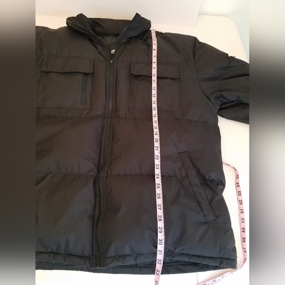 Athletech Men's Winter Outdoor Lined Jacket Coat Black Size XL - Picture 10 of 17